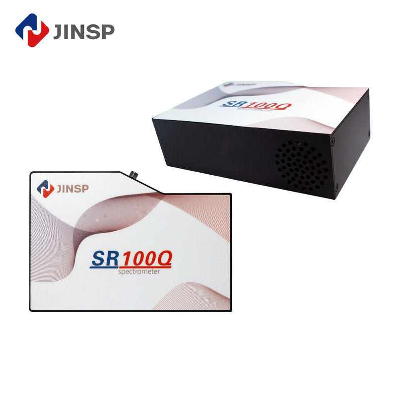 High Quantum Efficiency Fiber Optic Spectrometer Integrated High SNR Low Noise